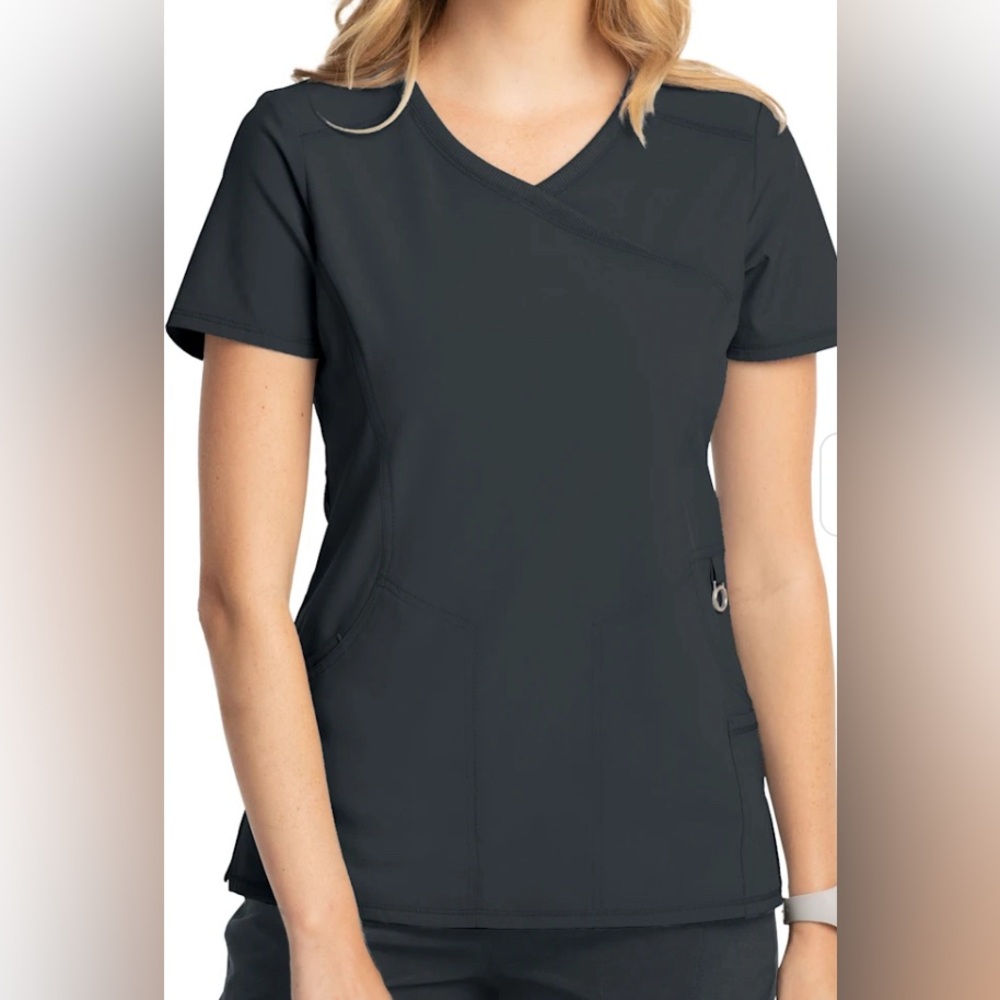 Infinity by Cherokee Mock Wrap Top